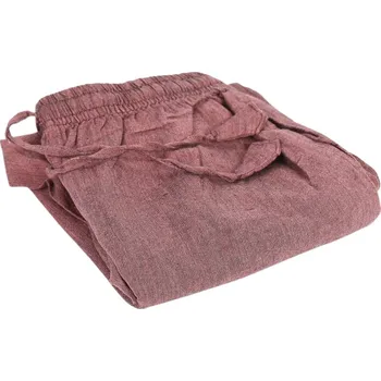 Pánské kalhoty Pánské kalhoty z Nepálu, různé barvy var.: Hnědá XL, gumička u kotníku