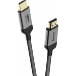 Kabel SWISSTEN HDMI-HDMI propojovací - podpora 4K@60Hz - šedý - 3m