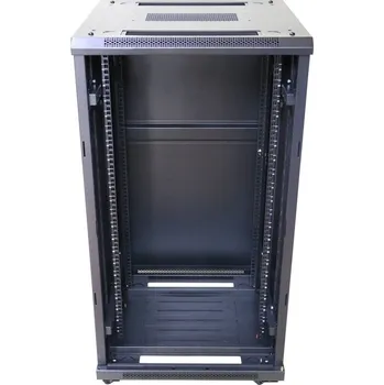 Rozvaděč Extralink 22U 600x600 Černá | Rack skříň | stojící