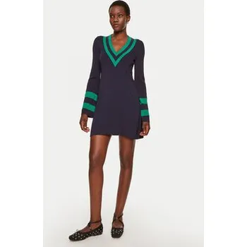 Dámské šaty STAUD Úpletové šaty Sunshine R24P2244VN Tmavomodrá Regular Fit XS