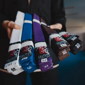 CHOKETOPUS SAKURA BJJ Belt, brown - A3 A3 KAŠTANOVÁ