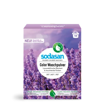 Prací prášek Sodasan Prací prášek na barevné prádlo levandule 1,01 kg