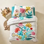 Blancheporte Povlečení s potiskem květin Garden bílá povlak na polštář 65x65 cm