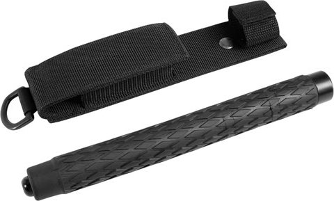 MIL-TEC® Obušek teleskop 26/56 s pouzdrem nekalený ČERNÝ