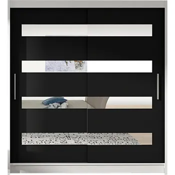 Šatní skříň Velká šatní skříň WESTA XIII - Bílá/černá