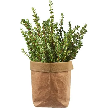 Obal na květináč Obal na květináč světle hnědá průměr 12 cm