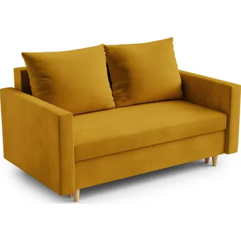 Obývací pokoj Rozkládací pohovka LENA Žlutá