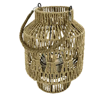 Lucerna Lucerna přírodní, juta, přírodní, výška: 36 cm 622941