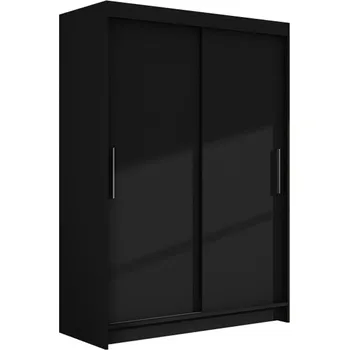 Šatní skříň Velká šatní skříň MIAMI I černá šířka 120 cm