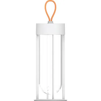 Venkovní osvětlení Flos Architectural FLOS In Vitro Unplugged LED světlo, bílá, 3000K - výška nosného popruhu 9,1 cm; výška svítidla 30,2 cm; Ø osvětlovací hlava 11,3 cm 1 x 2,5 W LED - Doprava zdarma
