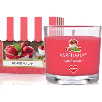 Svíčka HORKÉ MALINY | votivní sójová svíčka | PARFUMIA® | 55 ml Dedra