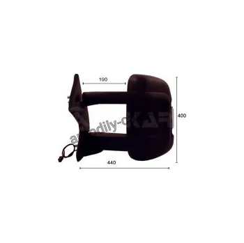 Auto zrcátko Vnější zpětné zrcátko ALKAR 9221922