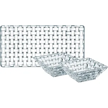 Servírovací mísa BOSSA NOVA, sada 3 ks, s talířem, Nachtmann - doprava zdarma od 2999 Kč