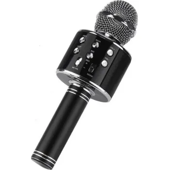 Karaoke Bezdrátový mikrofon R2INVEST WS 858 karaoke černý