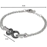 Prosperk Náramek keramické nekonečno bílá S2004