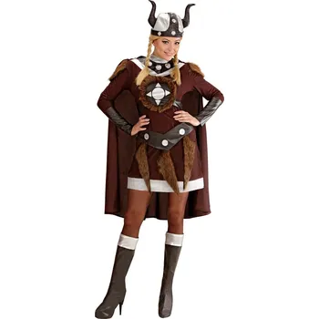 Karnevalový kostým Viking Viktoria, dámský kostým - L