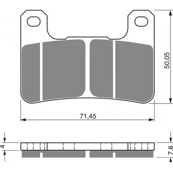 Auto-moto Brzdové destičky GOLDFREN 213 S33 STREET FRONT