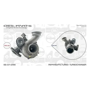 Turbodmychadlo Dmychadlo, plnění MERCEDES, A6460901780, OES, ES-07-0145