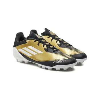 Pánská obuv Boty na fotball adidas F50 League 2G/3G Ag Messi JH9627 Béžová 44