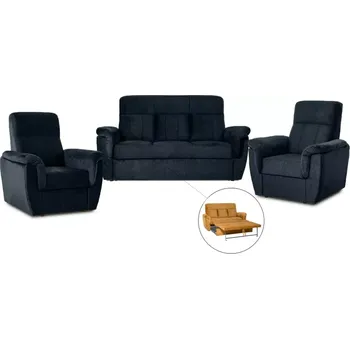 Sedací souprava Sedací souprava Prato 3B+1+1 s rozkladem, modrá (VOGUE 13)