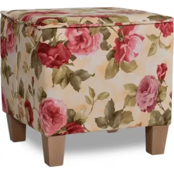 Taburet Taburet AS, modrá káro (senegal 819/ořech)