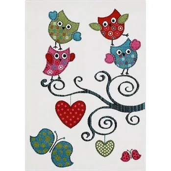 Koberec Breno Kusový koberec KIDS 420 White, 120x170 cm, Vícebarevné