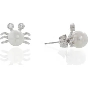 Šperk Prosperk Náušnice krab perlička S1496