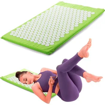 dobirkov.cz Zdravotní rohož pro akupresuru, proti bolesti zad, zelená