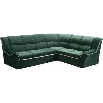 Sedací souprava Rohová sedací souprava DUBAJ XL II, pravá, zelená (Luna 60/10)