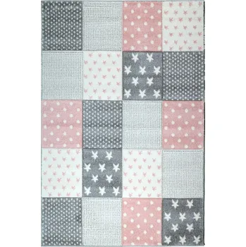 Koberec Kusový koberec JASPER kids 22725 955 růžový Rozměr: 80x150 cm