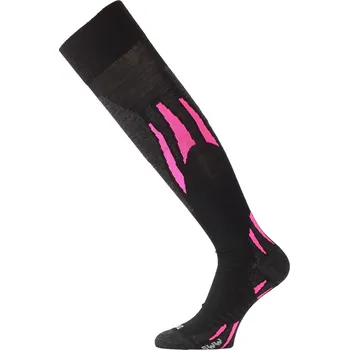 Pánské ponožky SWW merino lyžařské podkolenky - Růžová 984 / (38-41) M / Růžová