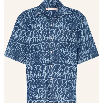 Pánská košile Marni Pánská Džínová Košile Comfort Fit, modrá / tmavě modrá, 48