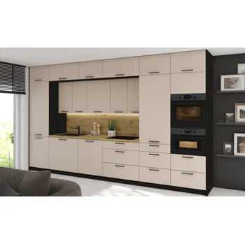 Kuchyňská linka ArtExt Kuchyňská linka BONN Barva korpusu: Černá