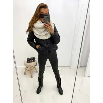 Šála Béžový pletený dámský šál SZA01-1920, VELIKOST UNI