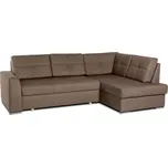Rohová sedací souprava Stilo, pravá, hnědá (Element 05)