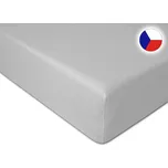 Prostěradlo jersey světle šedé 200x200