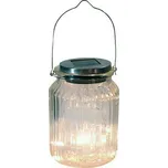 BAUHAUS Solární svítidlo sklenice, 15 cm, teplá bílá ALS-1503