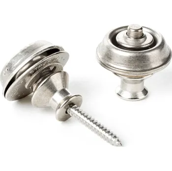 Hudební nástroj Dunlop Straplok Vintage Nickel Dual Design + prodloužená záruka 3 roky