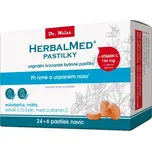 HerbalMed pastilky Dr.Weiss Eukalyptus + máta + vitamin C 24+6