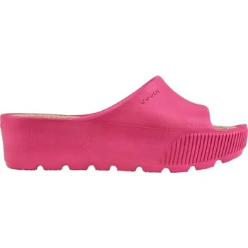 Dámské pantofle Dámské pantofle Coqui PAM 37 Růžová, Hnědá