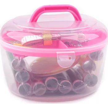 Organizér galanterie Sada na šití v boxu srdce