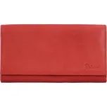 Dámská kožená peněženka červená - Delami Jairro červená