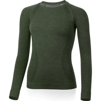 WARA dámské merino triko - Zelená 6160 / S/M / Zelená