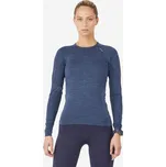 KIPRUN Dámské běžecké tričko s dlouhým rukávem Skincare Light XS MODRÁ