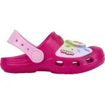 Dětské sandály Coqui MAXI - HERO 29/30 Vínová, Růžová