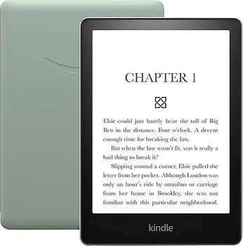 Čtečka elektronické knihy Amazon Kindle Paperwhite 5 2021 16 GB sponzorovaná verze zelená