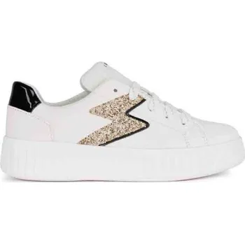 Dívčí tenisky Dívčí tenisky Geox MIKIROSHI 38 Bílá, Zlatá, Černá