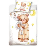 Dětské povlečení do postýlky 100x135, 40x60 Medvídek a usínáček