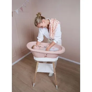 koupací vanička BÉBÉ-JOU sada vanička se stojanem SENSE Sweet Butterfly
