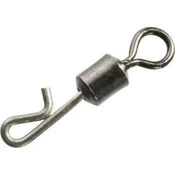 Sportcarp rychlovýměnné obratlíky 10 ks vel. 8 matt black (matné nelesknoucí se)